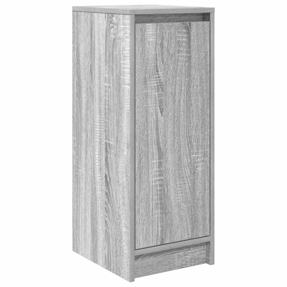 Vidaxl ( Sonoma) Shoe Cabinet Sonoma 29.5X34x76 Cm Engineered Wood Shoe Rack Grey
