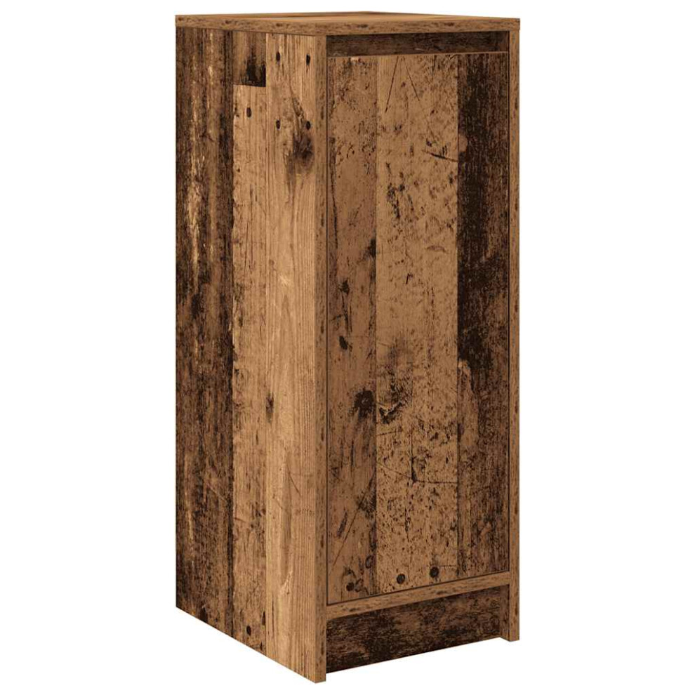 Vidaxl (Old Wood) Shoe Cabinet Grey Sonoma 29.5X34x76 Cm Engineered Wood Shoe Rack