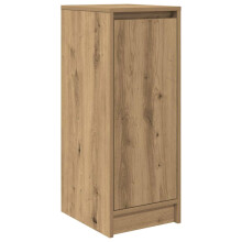 (artisan oak) vidaXL Shoe Cabinet Grey Sonoma 29.5x34x76 cm Engineered Wood shoe rack