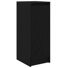 vidaXL Schuhschrank Schwarz Eichen-Optik 29,5x34x76 cm Holzwerkstoff