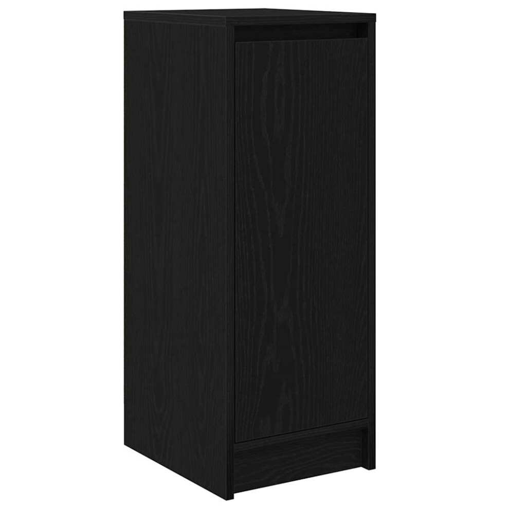 Vidaxl (Black Oak) Shoe Cabinet Grey Sonoma 29.5X34x76 Cm Engineered Wood Shoe Rack