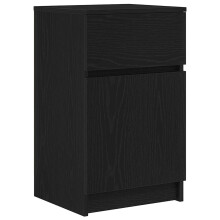 (black, 1 pcs) vidaXL Bedside Cabinet Grey Sonoma 39x35x65 cm Engineered Wood bedside table