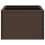 VidaXL vidaXL Gartentisch mit Glasplatte Braun 55x55x37 cm Poly Rattan 5