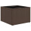 VidaXL vidaXL Gartentisch mit Glasplatte Braun 55x55x37 cm Poly Rattan 2