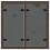 VidaXL vidaXL Gartentisch mit Glasplatte Braun 55x55x37 cm Poly Rattan 7