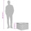 VidaXL vidaXL Gartentisch mit Glasplatte Braun 55x55x37 cm Poly Rattan 4