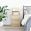 VidaXL vidaXL Nachttisch mit 2 Schubladen Sonoma-Eiche 38x34x80 cm 3