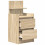 VidaXL vidaXL Nachttisch mit 2 Schubladen Sonoma-Eiche 38x34x80 cm 5