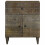 VidaXL vidaXL Bedside Cabinet Light Grey 50x33x60 cm Solid Wood Mango bedside table 2