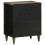 VidaXL vidaXL Bedside Cabinet Light Grey 50x33x60 cm Solid Wood Mango bedside table 5