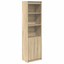 (sonoma oak, 50 cm) vidaXL Highboard Black Oak 37.5x35x180 cm Engineered Wood cabinet side cabinet