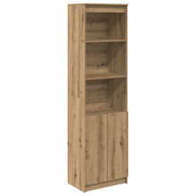 (artisan oak, 50 cm) vidaXL Highboard Black Oak 37.5x35x180 cm Engineered Wood cabinet side cabinet