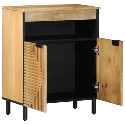 VidaXL vidaXL Sideboard Brown 60x33x75 cm Solid Wood Mango cabinet cupboard highboard 1