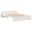 VidaXL vidaXL Bed Frame with Headboard White 150x200 cm King Size Solid Wood Pine 5