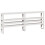VidaXL vidaXL Bed Frame with Headboard White 150x200 cm King Size Solid Wood Pine 6