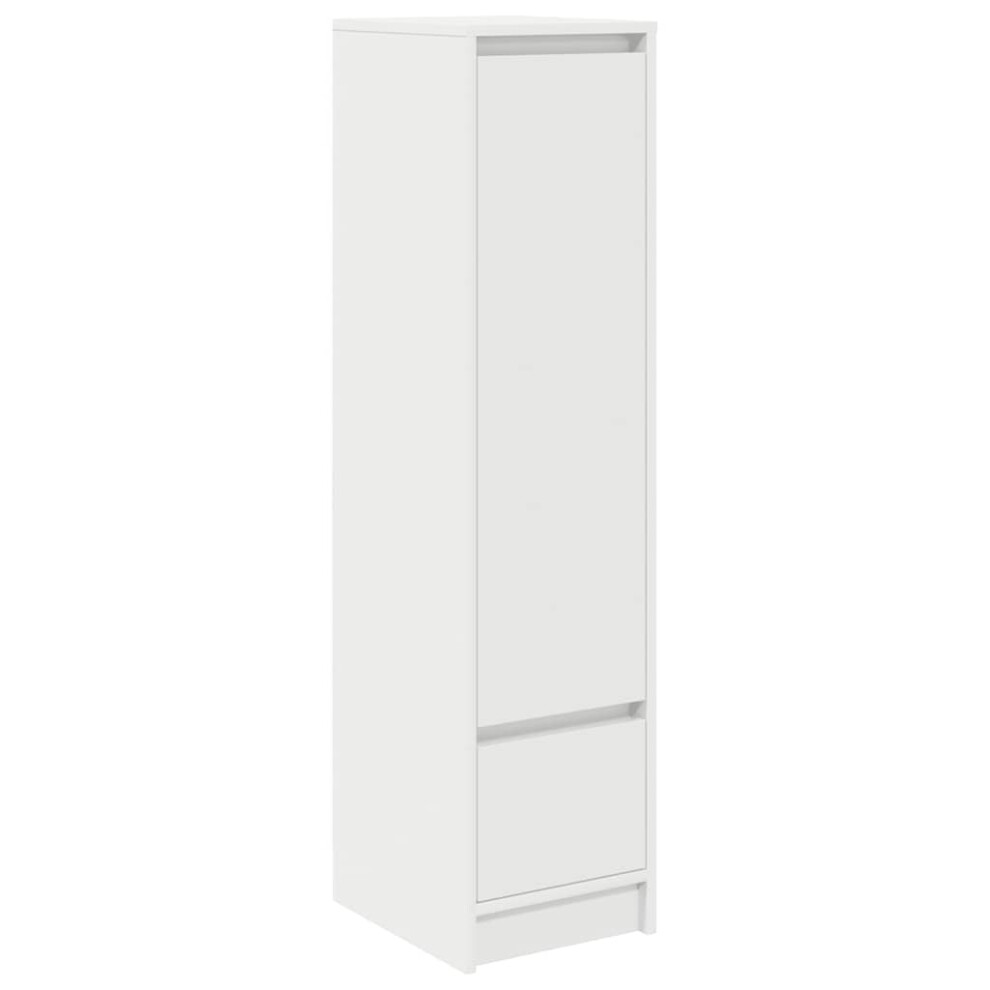 Vidaxl Highboard 29.5X34x119.5 Cm Engineered Wood Cabinet Side Cabinet White