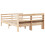 VidaXL vidaXL Bed Frame with Headboard Bed Base 150x200 cm King Size Solid Wood Pine 8