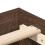 VidaXL vidaXL Bettgestell ohne Matratze Braun Eichen-Optik 75x190 cm 8