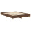 VidaXL vidaXL Bettgestell ohne Matratze Braun Eichen-Optik 75x190 cm 7