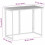 VidaXL vidaXL Gartentisch Klappbar Hellgrau 90x51x75 cm Poly Rattan 10