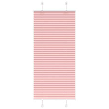 vidaXL Plissee Rosa 65x100 cm Stoffbreite 64,4 cm Polyester