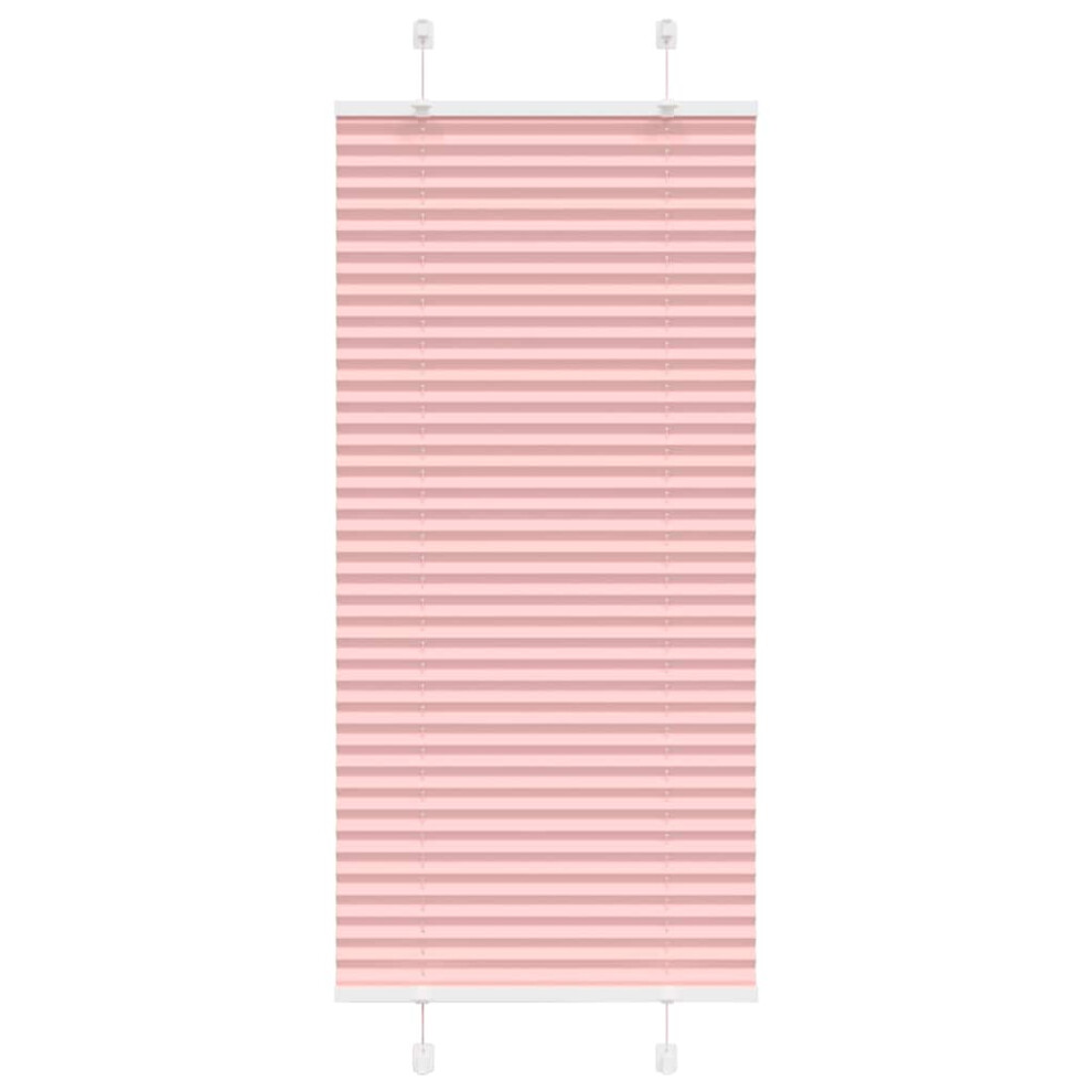 Vidaxl (Pink, 65 X 100 Cm) Pleated Blind Anthracite 60X100 Cm Fabric Width 59.4 Cm Polyester