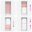 VidaXL vidaXL Plissee Rosa 65x100 cm Stoffbreite 64,4 cm Polyester 7