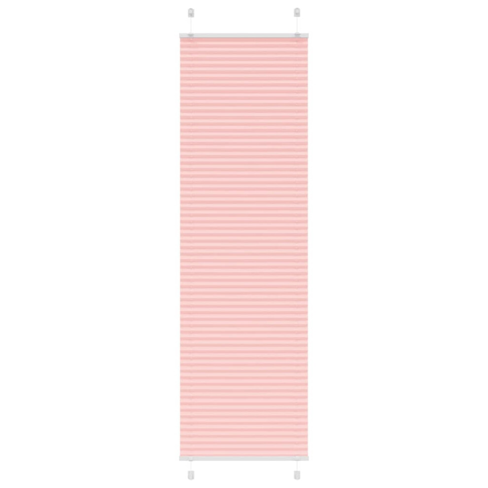 Vidaxl (Pink, 65 X 200 Cm) Pleated Blind Anthracite 60X100 Cm Fabric Width 59.4 Cm Polyester