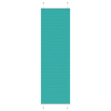 vidaXL Plissee Petrolgrün 55x200 cm Stoffbreite 54,4 cm Polyester