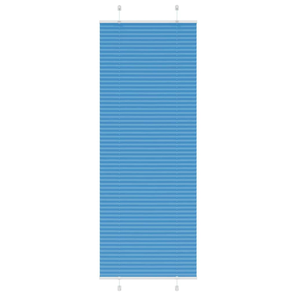 Vidaxl (Blue, 70 X 200 Cm) Pleated Blind Anthracite 60X100 Cm Fabric Width 59.4 Cm Polyester