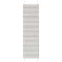 vidaXL Plissee Hellgrau 60x200 cm Stoffbreite 59,4 cm Polyester