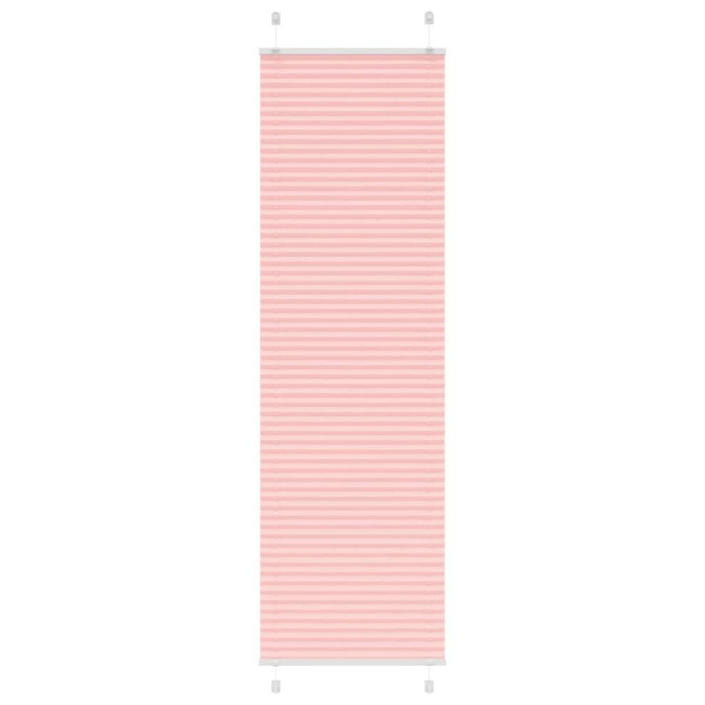 Vidaxl (Pink, 60 X 200 Cm) Pleated Blind Anthracite 60X100 Cm Fabric Width 59.4 Cm Polyester