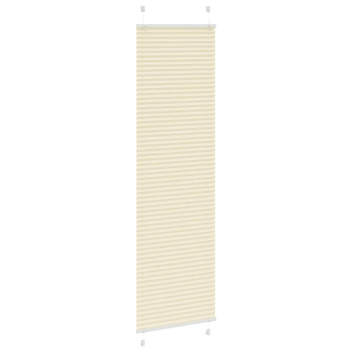 VidaXL vidaXL Plissee Creme 55x200 cm Stoffbreite 54,4 cm Polyester 2