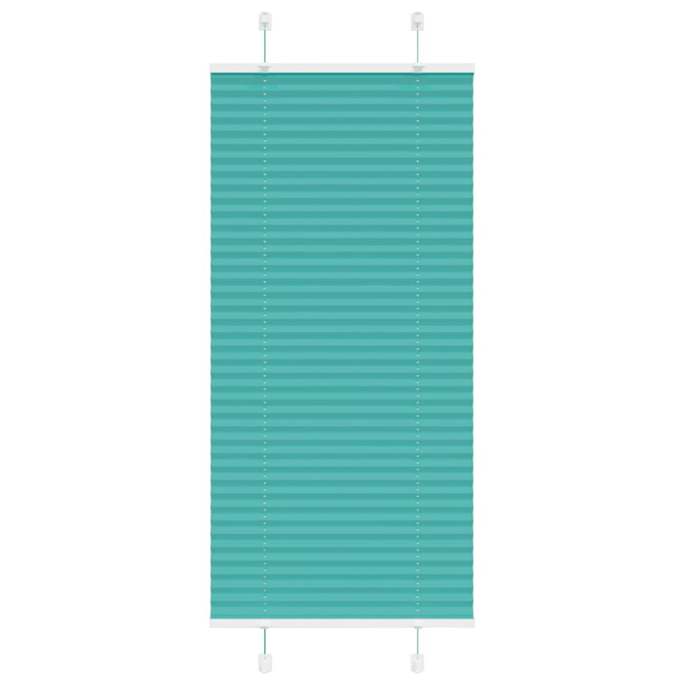 Vidaxl (Petrol Green, 60 X 150 Cm) Pleated Blind Anthracite 60X100 Cm Fabric Width 59.4 Cm Polyester