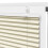 VidaXL vidaXL Plissee Creme 65x200 cm Stoffbreite 64,4 cm Polyester 9
