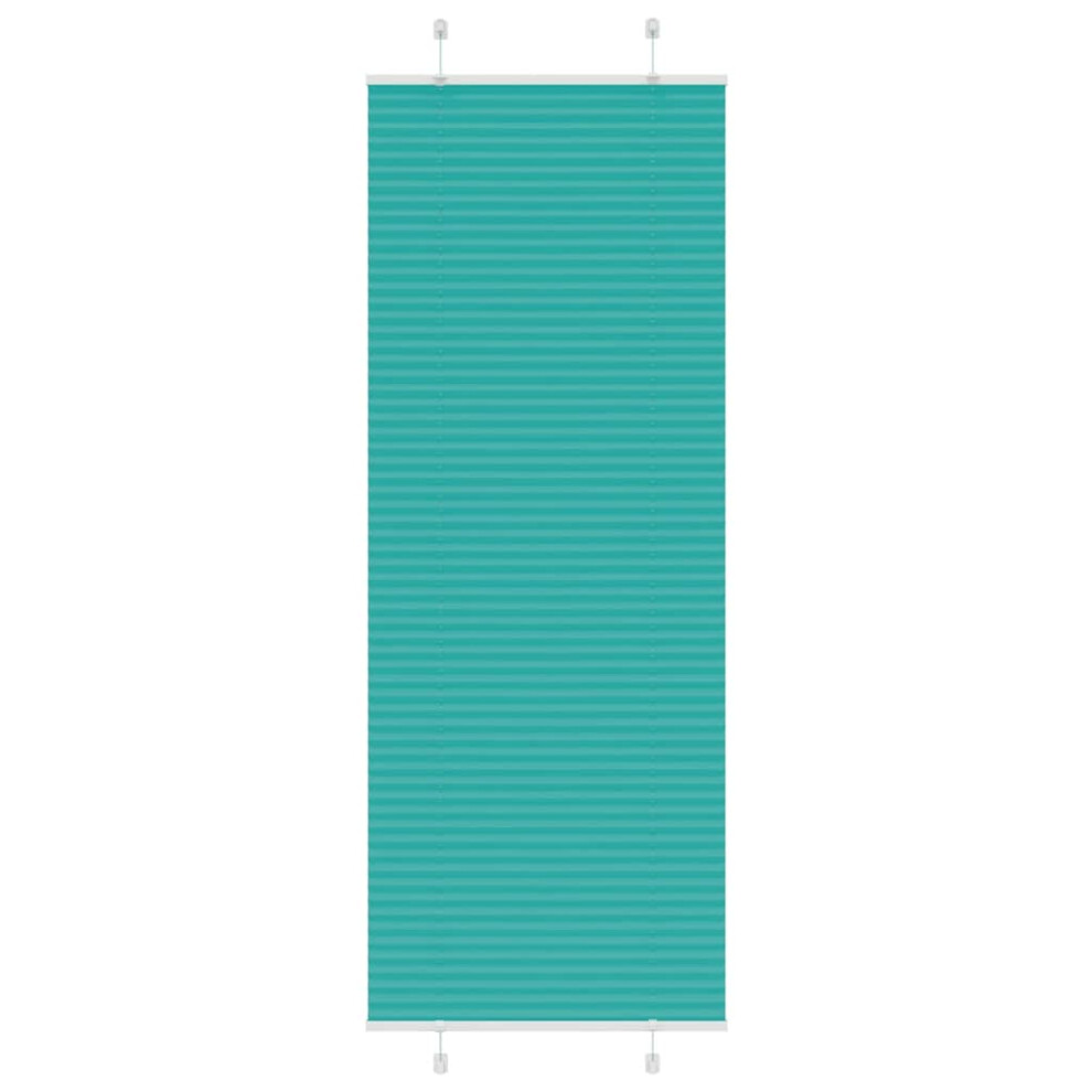 Vidaxl (Petrol Green, 70 X 200 Cm) Pleated Blind Anthracite 60X100 Cm Fabric Width 59.4 Cm Polyester