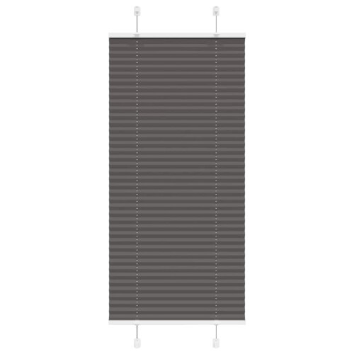 VidaXL vidaXL Plissee Schwarz 65x100 cm Stoffbreite 64,4 cm Polyester