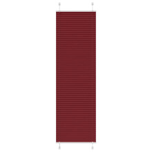 vidaXL Plissee Bordeauxrot 60x200 cm Stoffbreite 59,4 cm Polyester