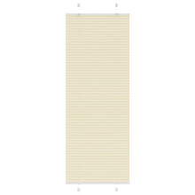 vidaXL Plissee Creme 70x200 cm Stoffbreite 69,4 cm Polyester