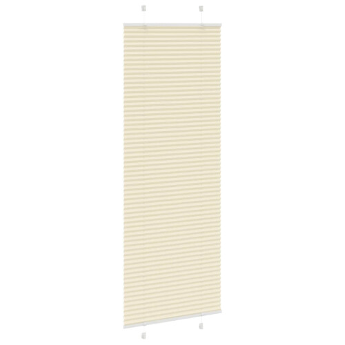 VidaXL vidaXL Plissee Creme 70x200 cm Stoffbreite 69,4 cm Polyester 2