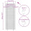 VidaXL vidaXL Plissee Creme 70x200 cm Stoffbreite 69,4 cm Polyester 4