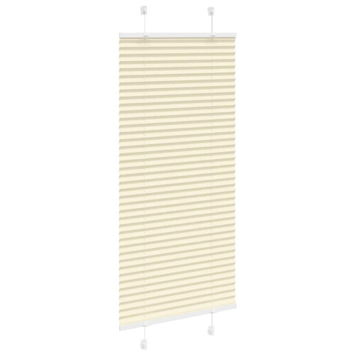 VidaXL vidaXL Plissee Creme 65x150 cm Stoffbreite 64,4 cm Polyester 2