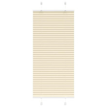 vidaXL Plissee Creme 65x150 cm Stoffbreite 64,4 cm Polyester