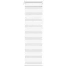 (white, 45 x 150 cm) vidaXL Zebra Blind Dark Grey 45x230 cm Fabric Width 40.9 cm Polyester