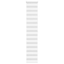 (white, 50 x 200 cm) vidaXL Zebra Blind Dark Grey 45x230 cm Fabric Width 40.9 cm Polyester