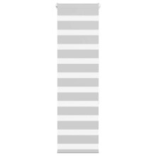 (light grey, 40 x 150 cm) vidaXL Zebra Blind Dark Grey 45x230 cm Fabric Width 40.9 cm Polyester