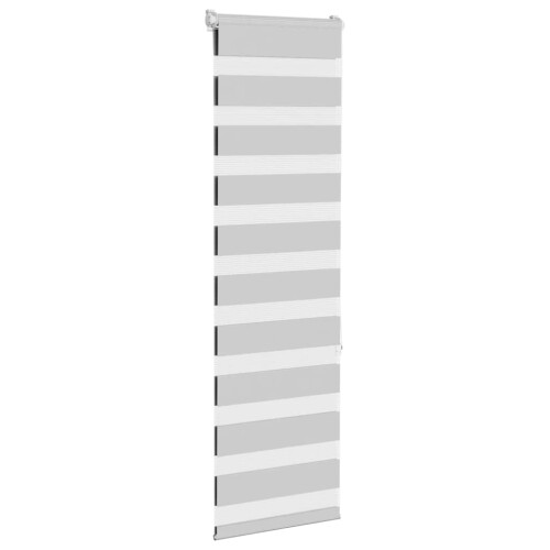 VidaXL vidaXL Doppelrollo Hellgrau 50x150 cm Stoffbreite 45,9 cm Polyester 1