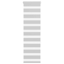 (light grey, 50 x 150 cm) vidaXL Zebra Blind Dark Grey 45x230 cm Fabric Width 40.9 cm Polyester