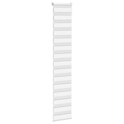 VidaXL (white, 50 x 230 cm) vidaXL Zebra Blind Dark Grey 45x230 cm Fabric Width 40.9 cm Polyester 2