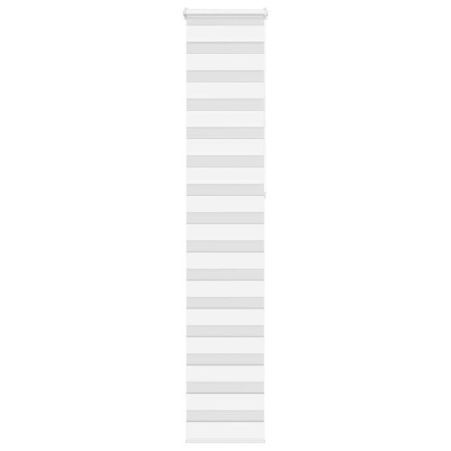 VidaXL (white, 50 x 230 cm) vidaXL Zebra Blind Dark Grey 45x230 cm Fabric Width 40.9 cm Polyester